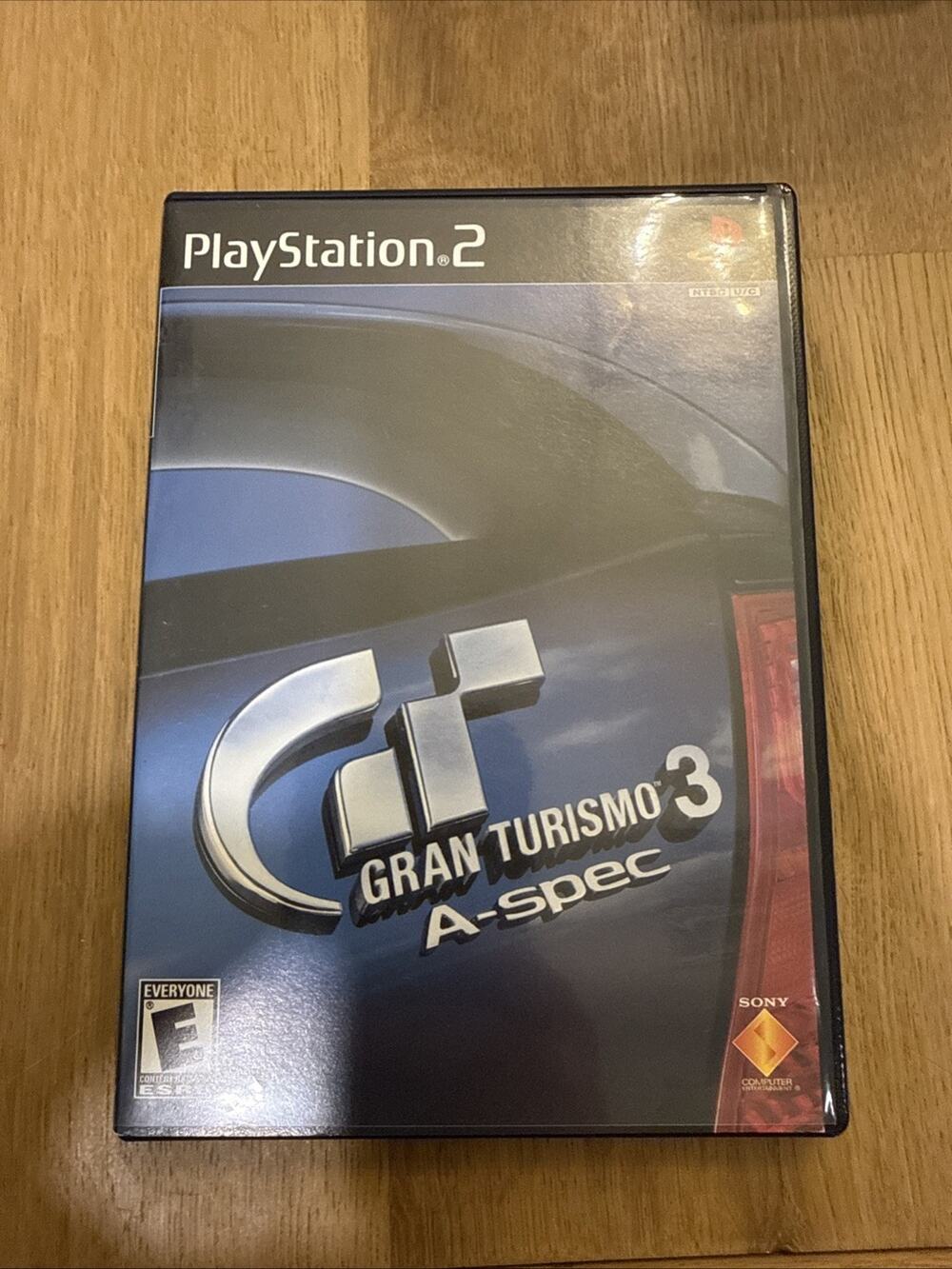Gran Turismo 3 A-spec (Sony PlayStation 2 PS2) *CIB - TESTED - BLACK LABEL*